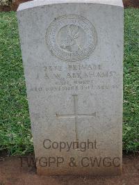 Dar Es Salaam War Cemetery - Abrahams, John Andrew William